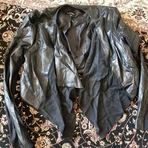 Bebe leather suede jacket